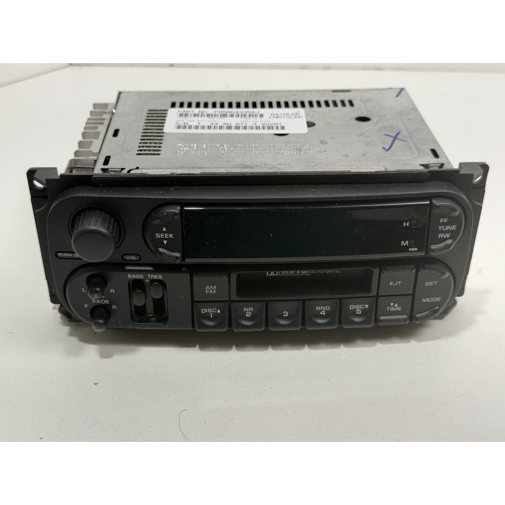 2002-2007 Chrysler Dodge Jeep Plymouth AM/FM Cassette OEM Radio P05064335AJ